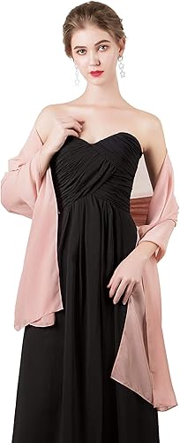 Miniatura 4 de Chalesmantones de gasa suave para vestidos accesorios de mujer