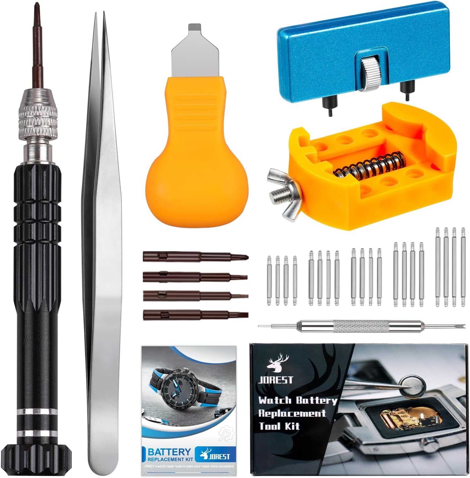 Kit Professionale 18 Punte Per Aprire Casse Di Orologi - Chiave - Foto 10