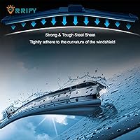 Vista 6 de Juego de brazos de limpiaparabrisas trasero para Mazda CX-5 2013-2023 Brazo de limpiaparabrisas trasero y limpiaparabrisas con conjunto de cubierta