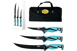 5" &amp; 7" Fillet Knives and 9" Stout Knife Roll Up Sheath