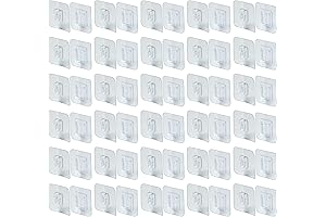 IFAMIO 30 Pack Double Sided Self Adhesive Hooks