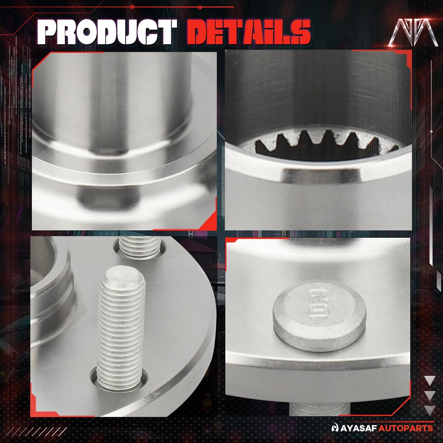MAYASAF 518509 [2 Pack, ONLY FWD] Front Wheel Hub Bearing for Lexus 1992-2003 ES300/1999-2003 RX300, for Toyota 1995-2004 Avalon 3.0L/1992-2003 Camry 3.0L/1998-2003 Sienna/1999-03 Solara (2 PCS) - Image 4