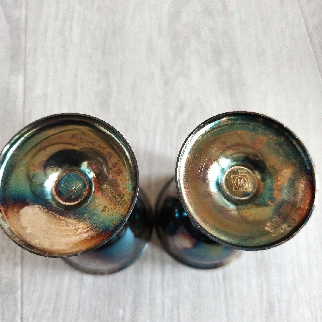 銀杯とショットグラス　純銀　刻印あり Yahoo!オークション -「ショットグラス」(酒器) (銀製)の落札