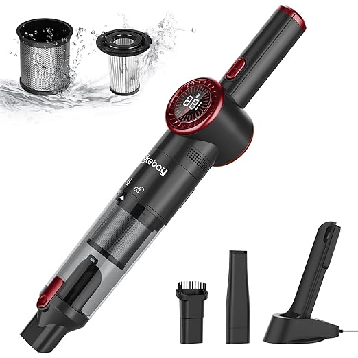 Nicebay Handheld Vacuum Cleaner Cordless, 15KPA Powerful Suction Hand