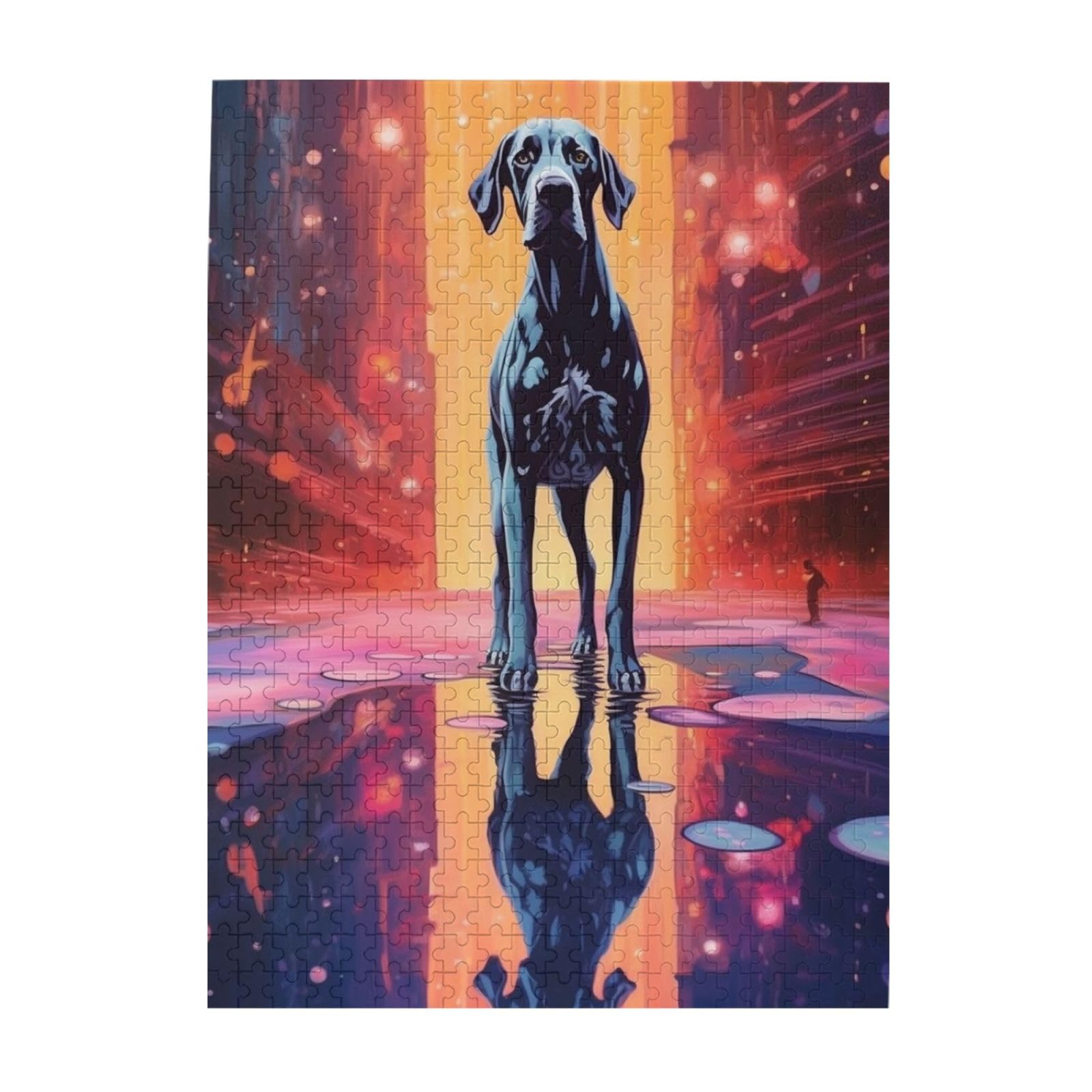 Great Dane 500-Piece Wooden Jigsaw Puzzle - Challenging & Artistic Wall Art Gift For Adults