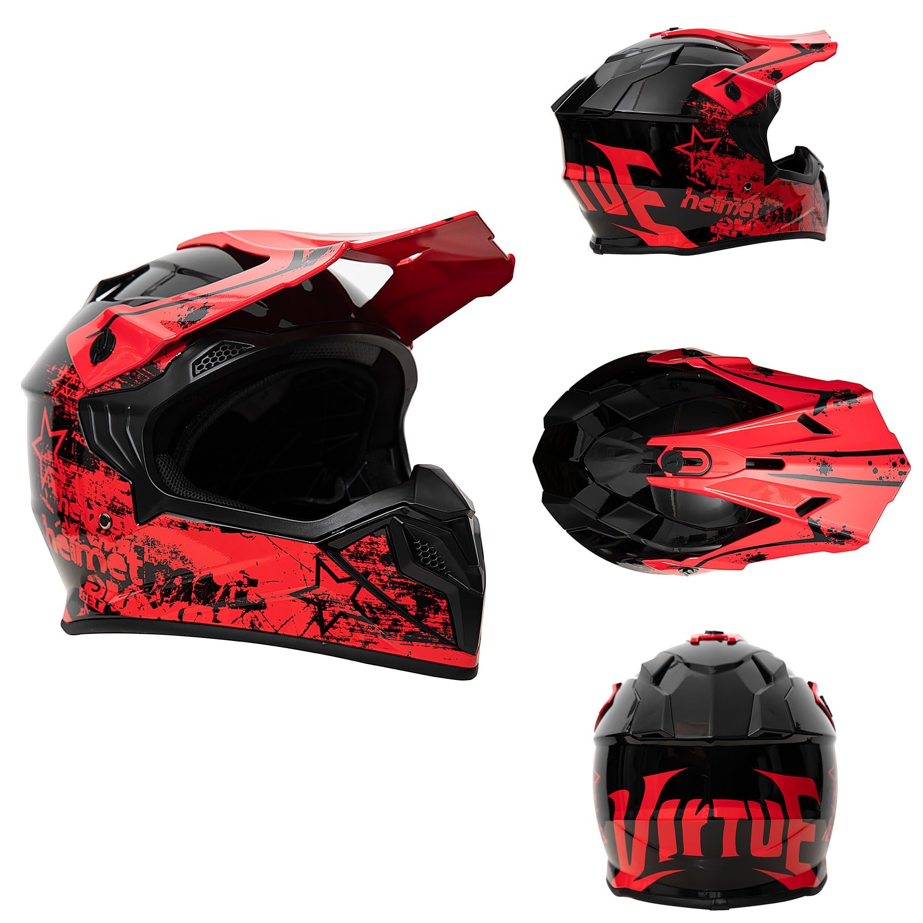 Casco Da Motocross Per Bambini, Certificazione ECE R22.06, Caschi Fuoristrada Per Ragazzi, Casco Da Motociclista Da Discesa Integrale, Casco Da Motocross Enduro Quad, Casco Da Scooter Sci ATV