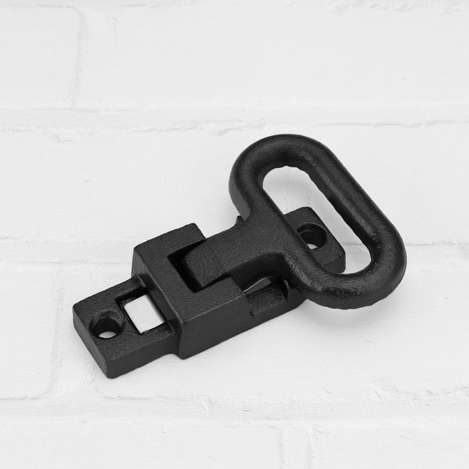 1 pc Marche latérale pliante en acier galvanisé ultra-résistant 10 cm x 5,3 cm Noir peint antidérapant pour autobus, remorque pour chevaux, camion, camping-car - Plateforme robuste et sécurité