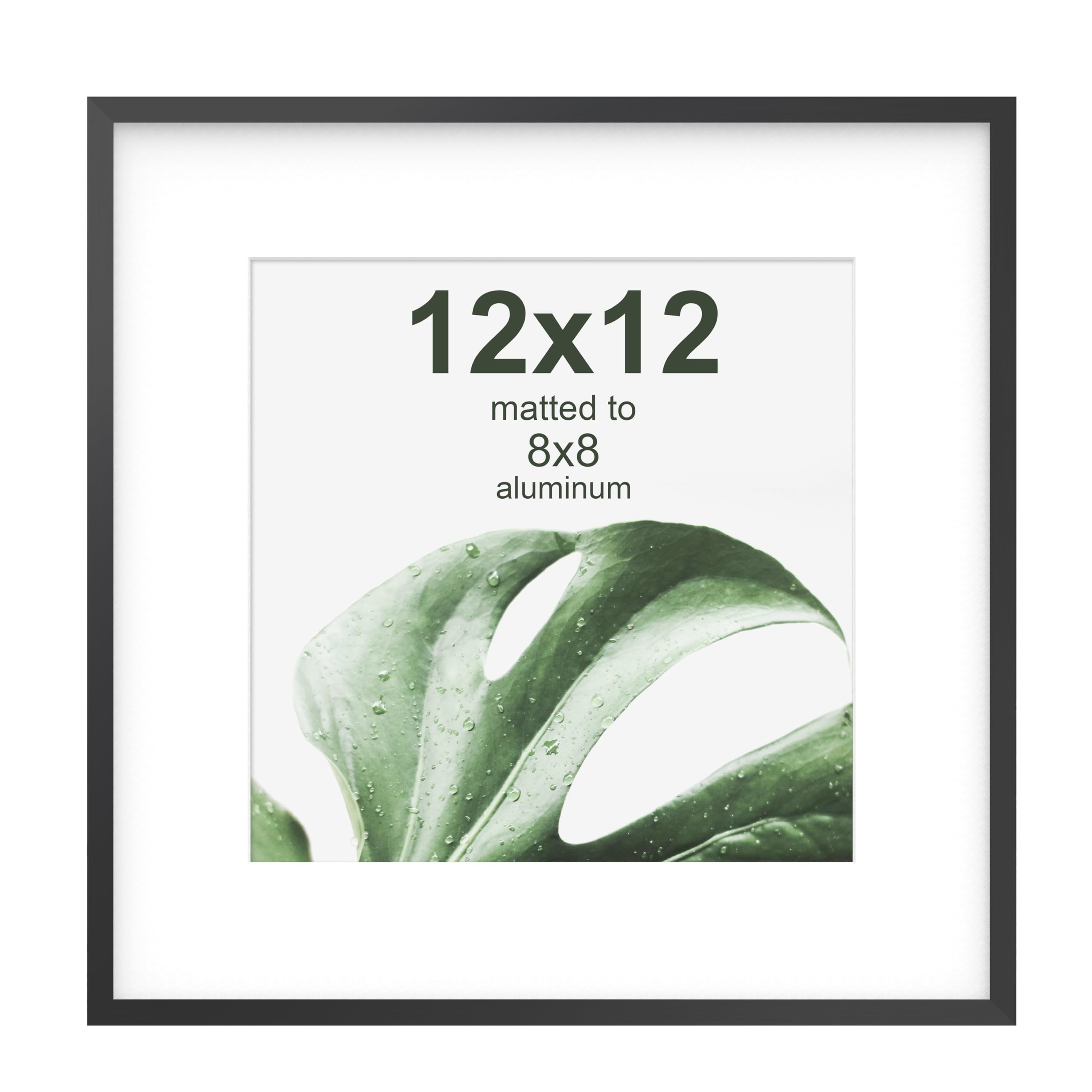 Cadre photo en aluminium avec verre trempé haute résistance FrameWorks 30,5 cm