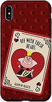 Vista 11 de iPhone 16 Disney Villains The Queen of Hearts Off With Their Heads - Carcasa roja