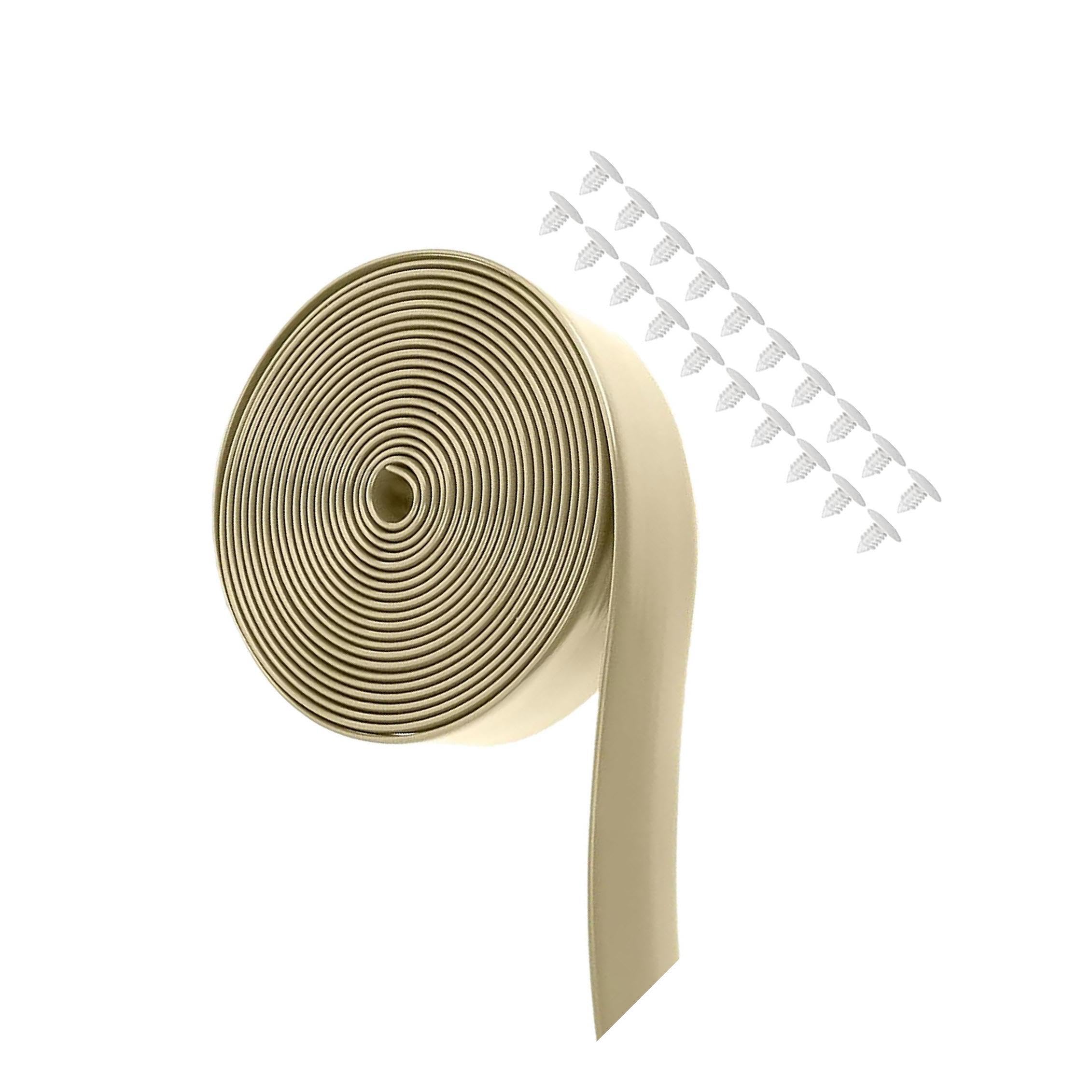 TWISAXC Vinyl Straps For Patio Chairs Repair Heavy Duty PVC Straps Offer Reliable Fixing Solution For Lawn Chairs Or Furniture Upgrades Chair Vinyl Strap With 20 Rivets Outdoor, Wood, 5x10ft