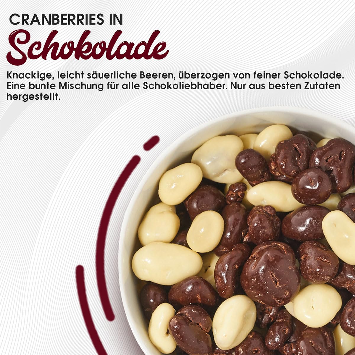 Sultan's Palace Cranberries in Schokolade 1000 g Schokoladenfrüchte