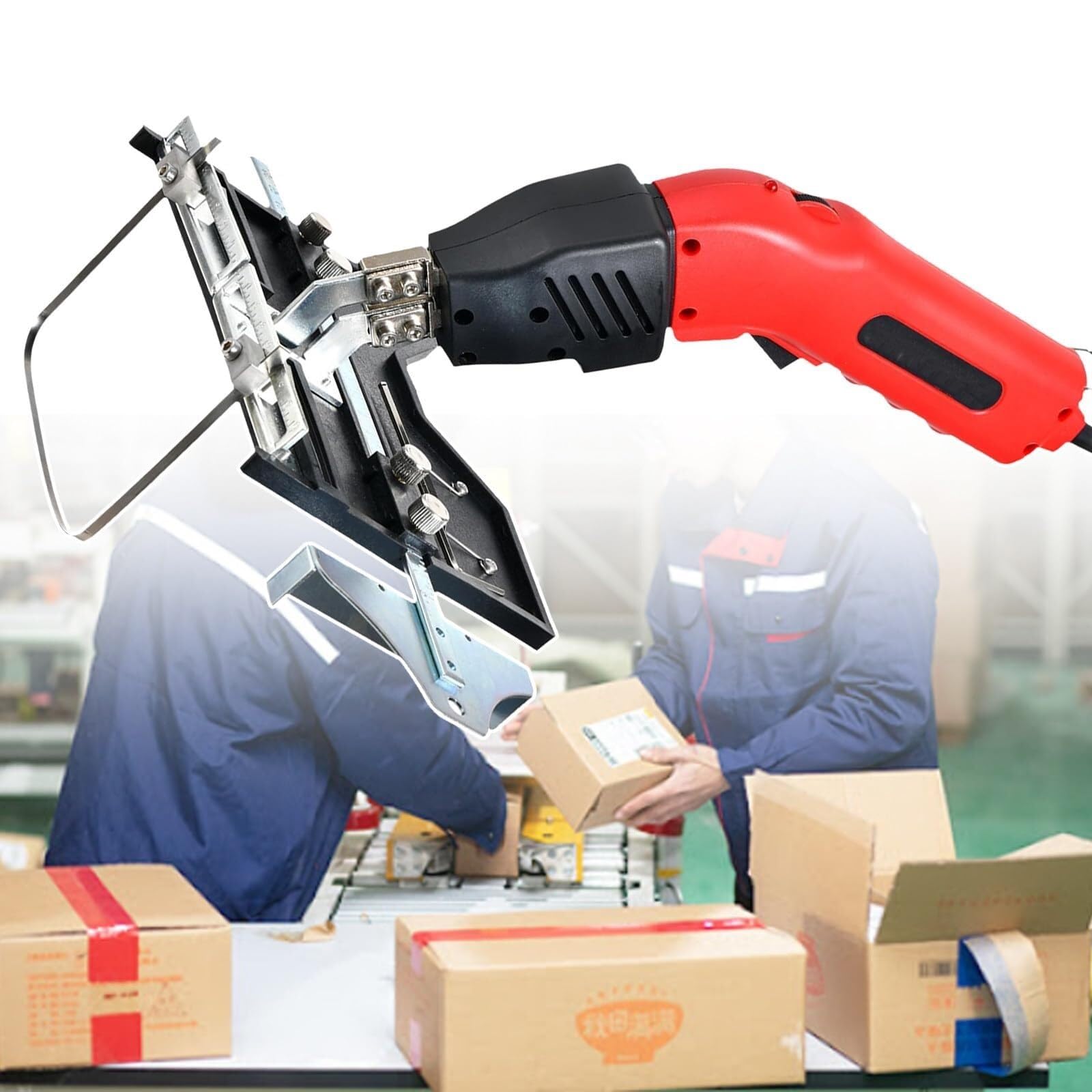 Electric Thermal Foam Cutter, Thermal Cutting Tool Kit for Slotting/Engraving/Cutting, Air Cooled 200W/250W (2 Blades), Professional Slotting Machine(Ks200,110V)