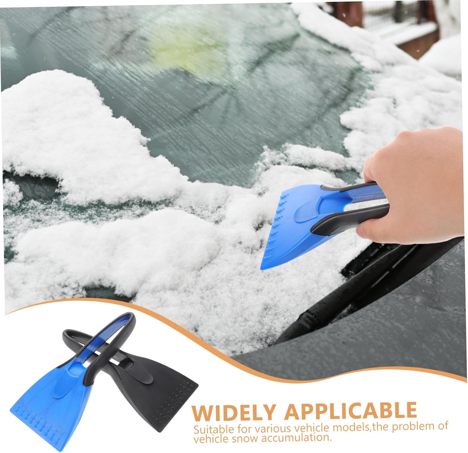 Multi-Functional Car Snow Shovel Set Snow Brush Windshield Ice Scraper Universal Fit
