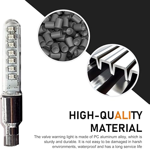 Miniatura 2 de 2 luces LED para rueda de bicicleta, luces impermeables de advertencia de bicicleta de montaña, cambio de patrón múltiple de 3.7 pulgadas, luz de