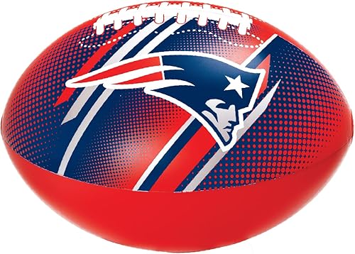 BigMouth 18 Inflatable Pool Football Officially Licensed NFL Fan Gear Merchandise Beach Ball Games for Adults and Teens