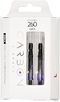 Vista 22 de Carbon Dart Shafts – Locked & Silent (Spinning) – 9 Sizes – for Soft Tip & Steel Tip Darts – Lightweight, Durable, Professional Grade