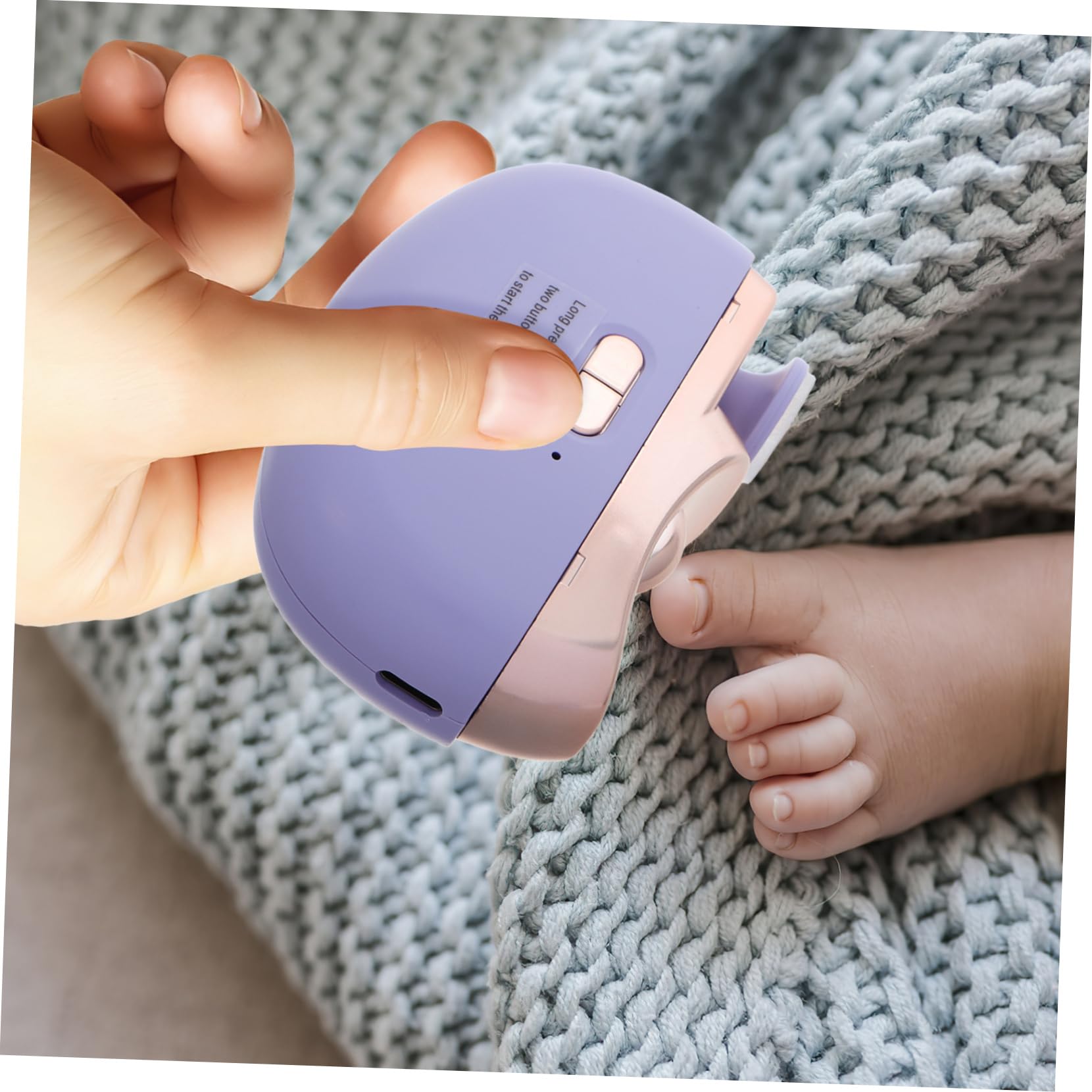 TOYANDONA Cortauñas Eléctrico Automático Pulidor Eléctrico para Adultos y Cortaúñas Inalámbrico con Cortacutículas para Uso Casa o Viajes