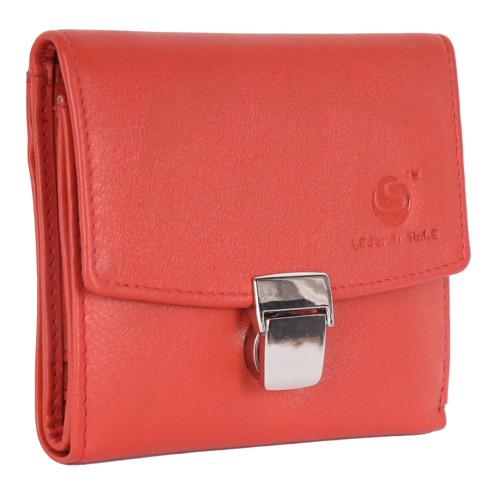 Premium RFID-Protected Genuine Leather Classic and Secure Wallet for Women (Pink)-image-7