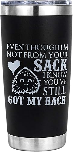 OHSunFLower2 Vaso de 20 onzas para padrastro, idea de regalo de cumpleaños para padrastro de hija, hijo, regalo para el día del padre, padrastro