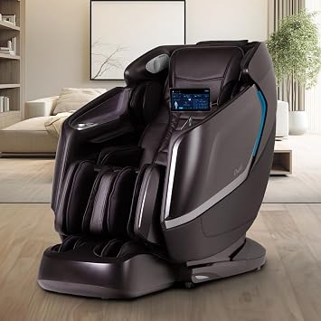 Osaki 4D Orion Duo Mech l 4D + 3D Dual Mechanism Technology l AI Technology l Full Body Massage Chair l Zero Gravity Reclining l Auto Extension Footrest l Bluetooth Speaker Brown