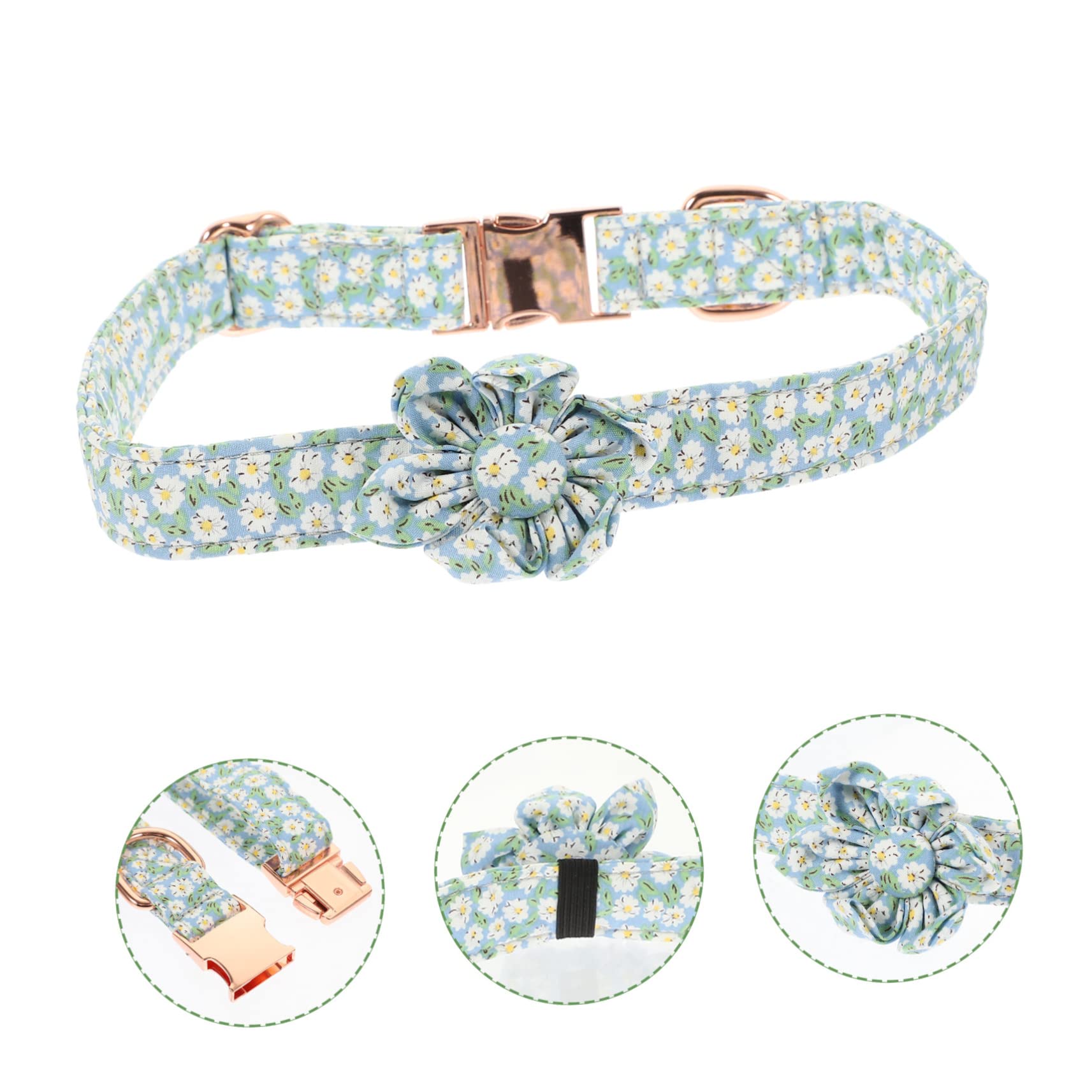 YARNOW 3pezzi Collare Per Collare Decorativo Adatto Per Feste e Colori e Media Margherita