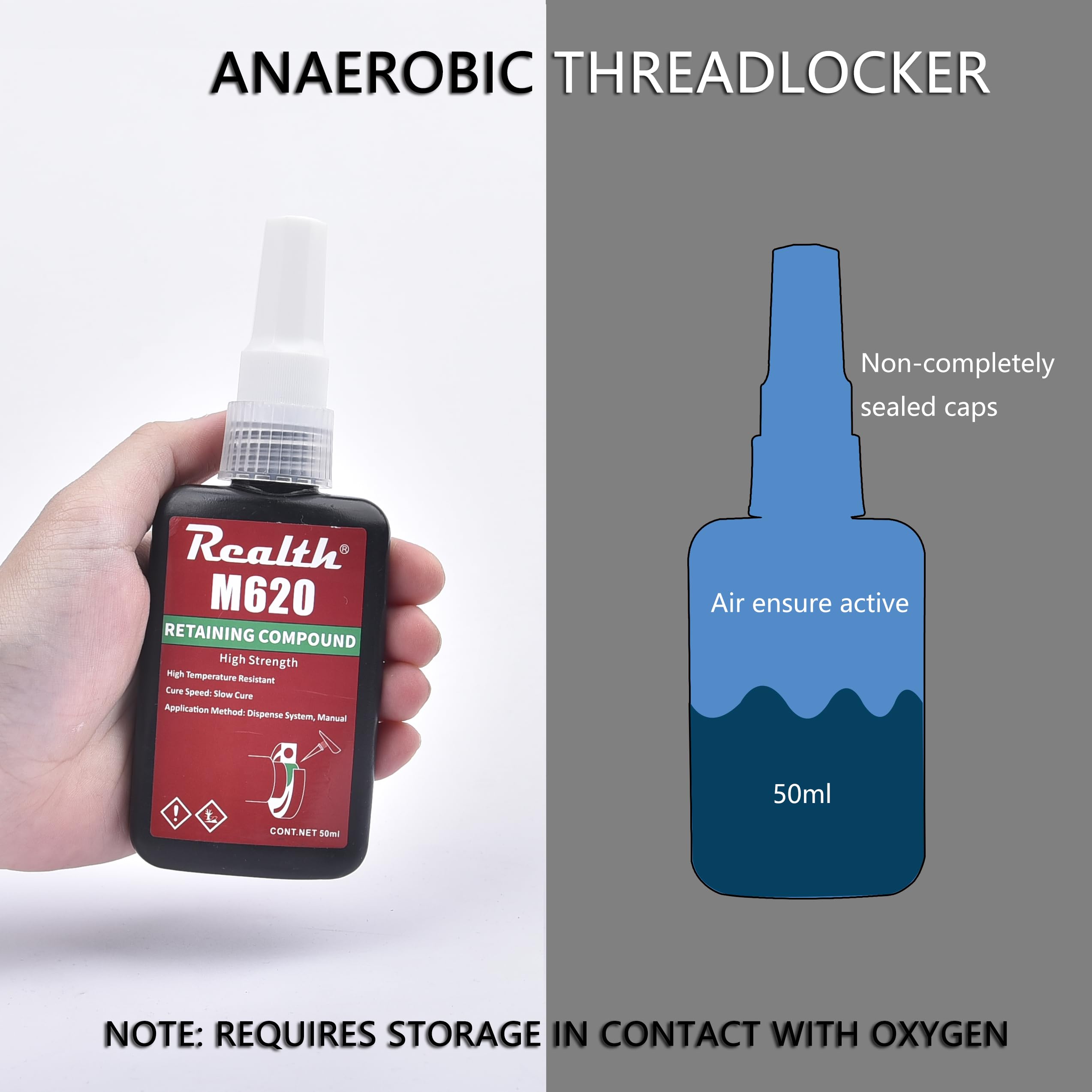 Green M620 High Temperature Retaining Compound High