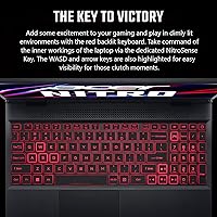 Vista 10 de Laptop Acer Nitro 5 AN515-58-57Y8 para juegos, Intel Core i5-12500H, GPU NVIDIA GeForce RTX 3050Ti, pantalla IPS FHD 144Hz 15.6", DDR4 16GB, SSD