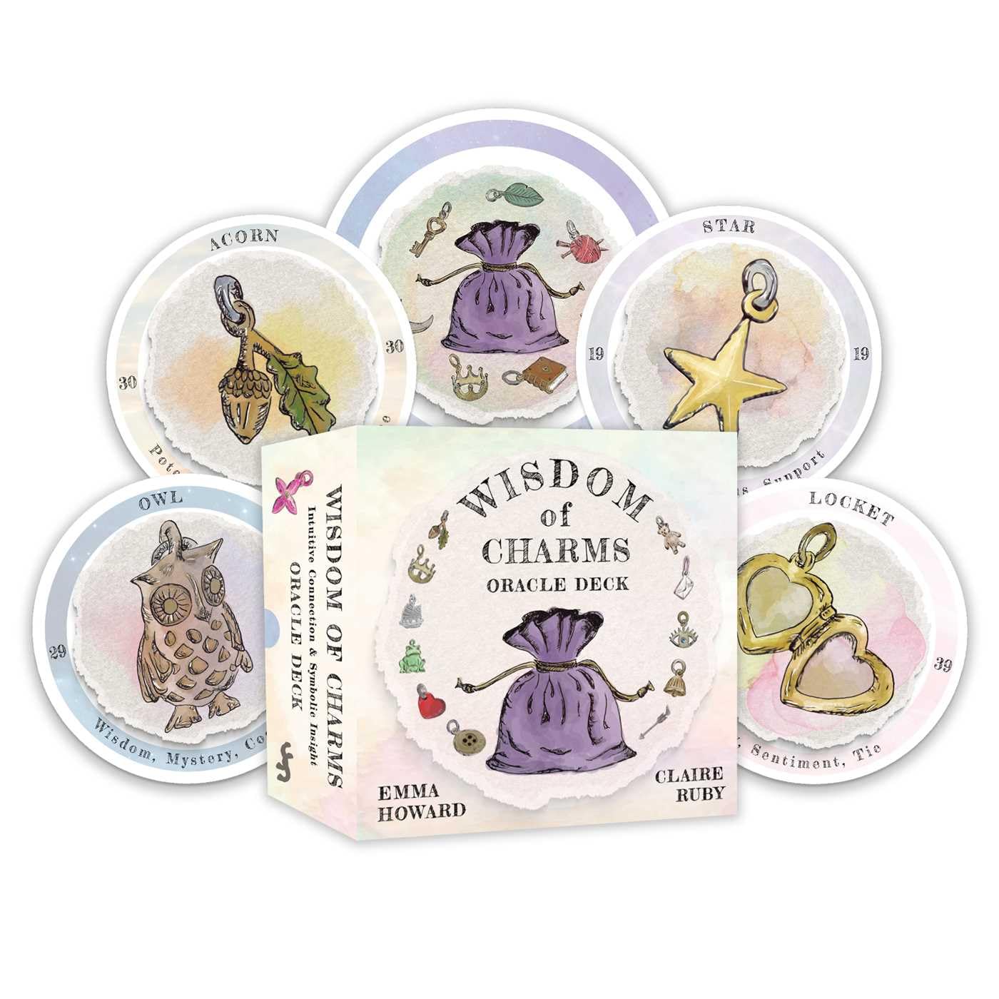 Wisdom of Charms Oracle Deck: Intuitive Connection and Symbolic Insight (66 Full-Color Cards and 164-Page Full-Color Guidebook)