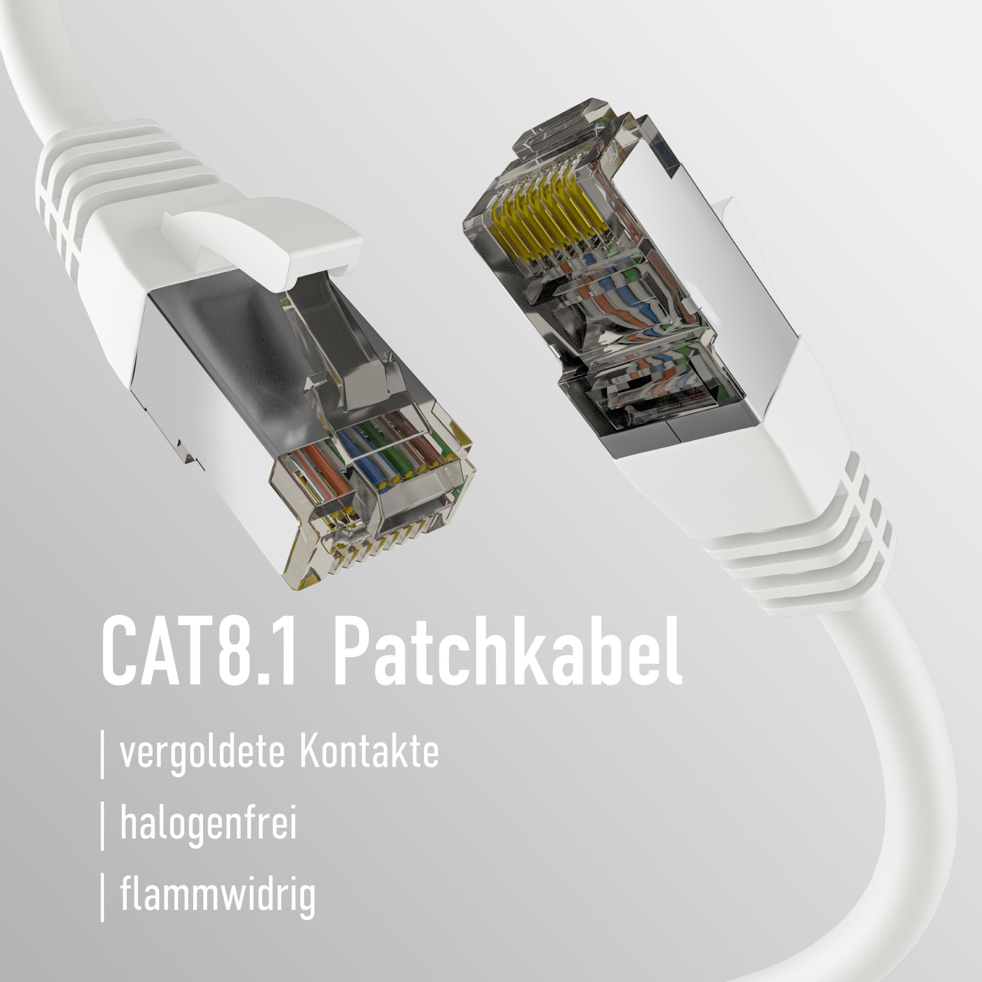 EFB-Elektronik - CAT. 8 Network Cable Up To 40 Gbit - 5 M LAN Cable Ethernet Cable Patch Cable With Kink Protection - PoE Transfer Of Data And Power - RJ45 Connection - View #2