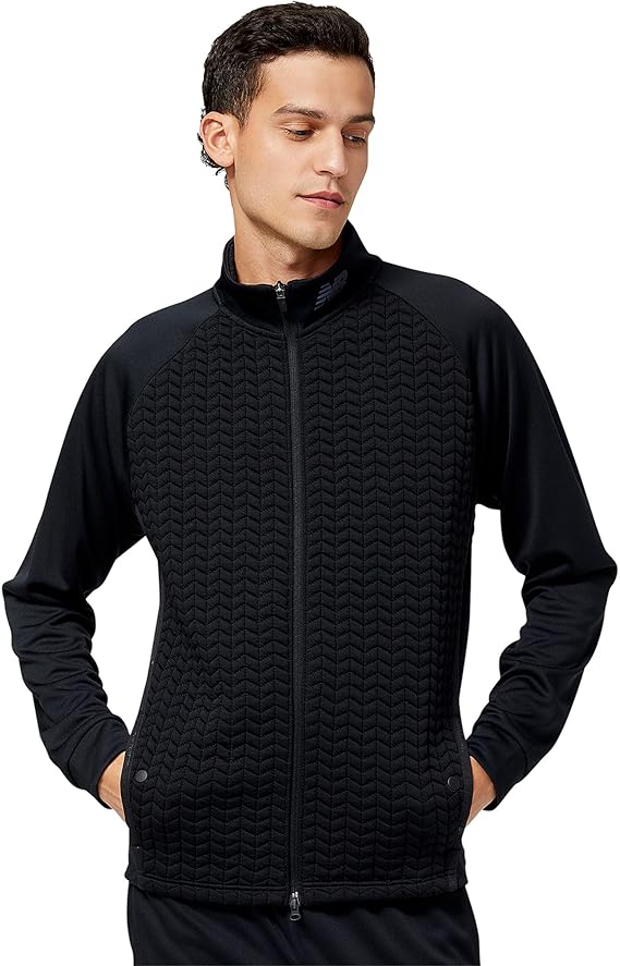 New Balance Men's NB Heatloft Full Zip Jacket 22, Deep Olive Green, Medium  at Amazon Men's Clothing store