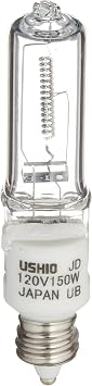 Ushio BC2314 1003093 - JD120V-150W/E11 Screw Base Single Ended Halogen Light Bulb