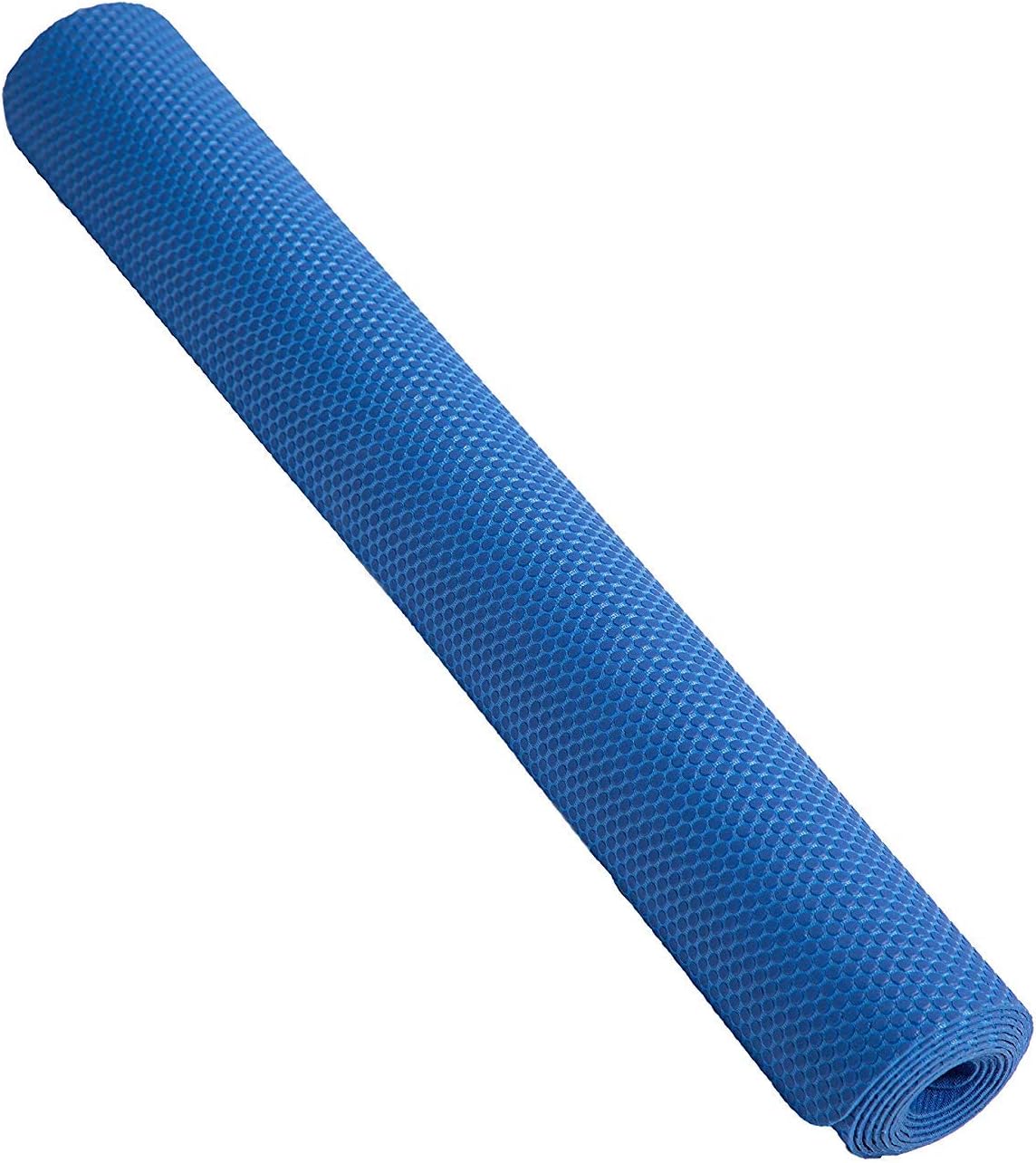 The True Rubber Yoga Mat 2mm Thick, Extra Large Anti Skid Yogamat for Gym Workout and Flooring Exercise (183 x 61 x 0.2 cm Blue)