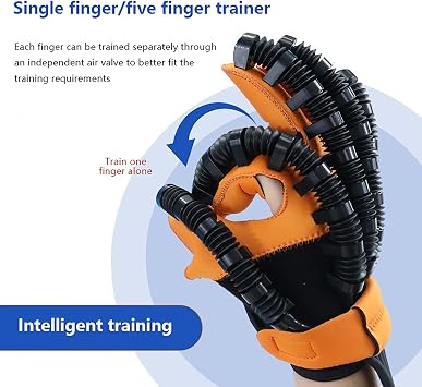Rehabilitation Robot Gloves, Hand Stroke Hemiplegia Recovery Equipment, Multiple Training Methods, Pneumatic Design, Relieve Muscle Stiffness