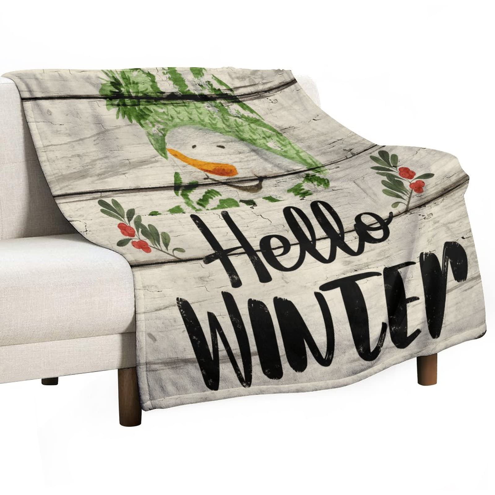 Couverture moelleuse anti-froid pour canapé et voyage protégeant petits et grands du gel hivernal