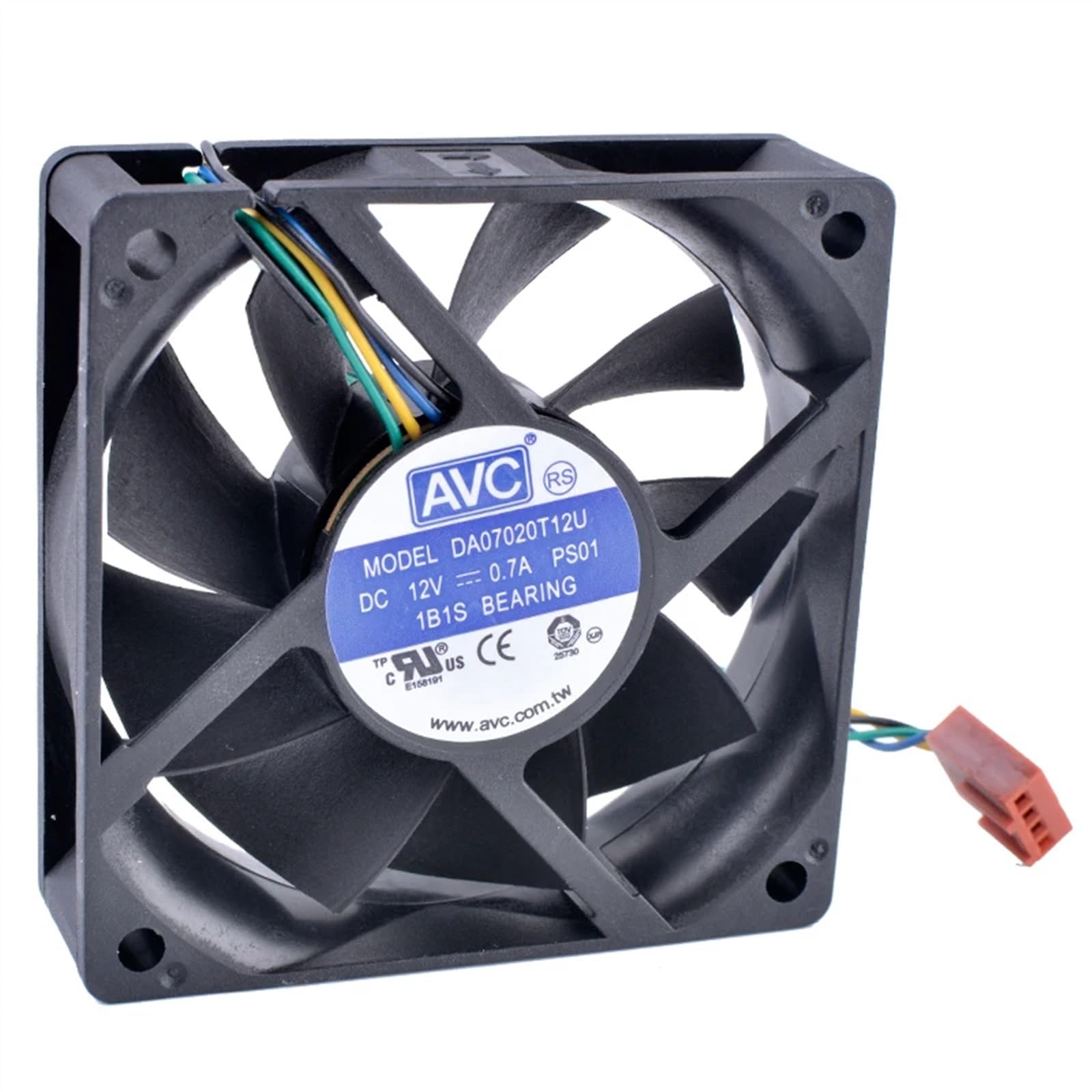 FCARUMIQP DA07020T12U 70mm Fan 7020 70x70x20mm 7cm 12V 0.70A Computer CPU 4-Wire 4pin air Volume Cooling