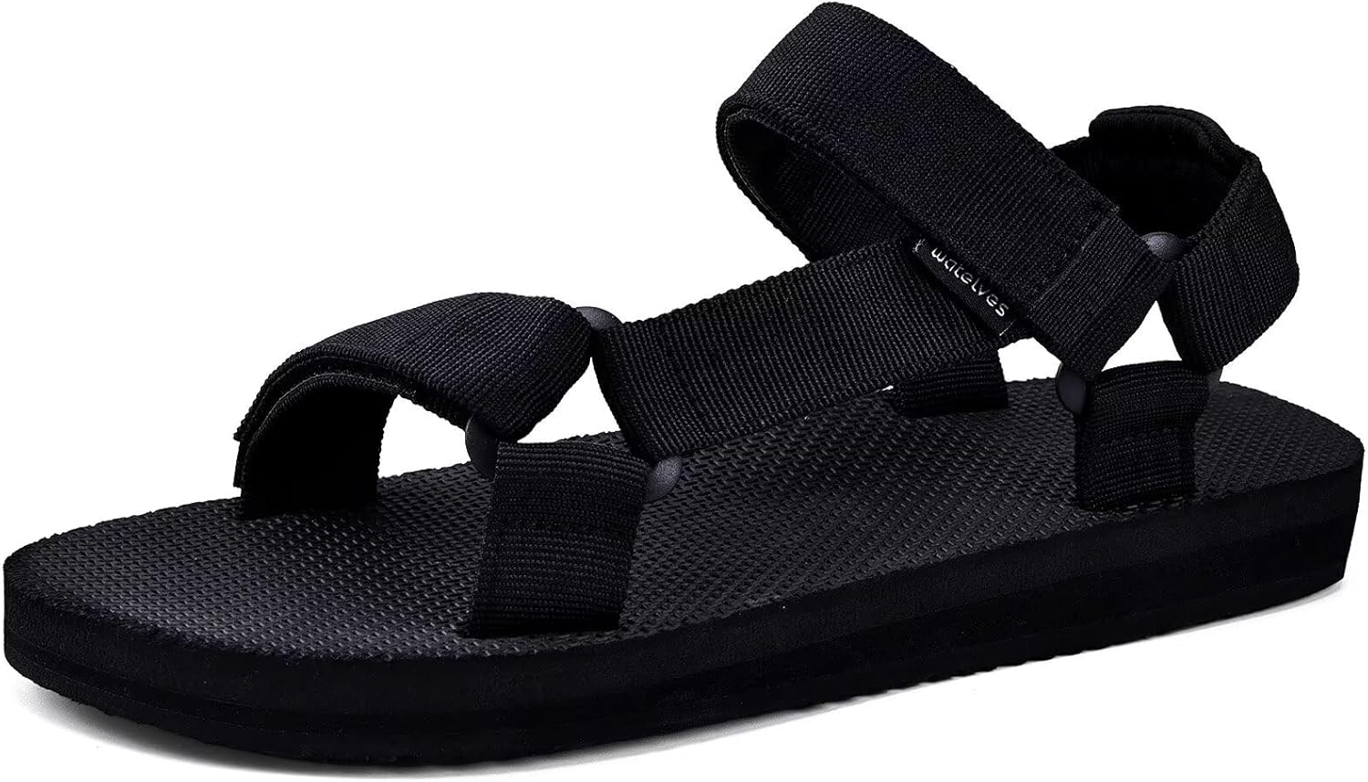 WateLves Men's Sandals Hiking-Sport-Sandals with Adjustable Webbing Lightweight Water-Athletic-Beach-Sandals for Walking-Fishing-Travel-Trekking-Camping