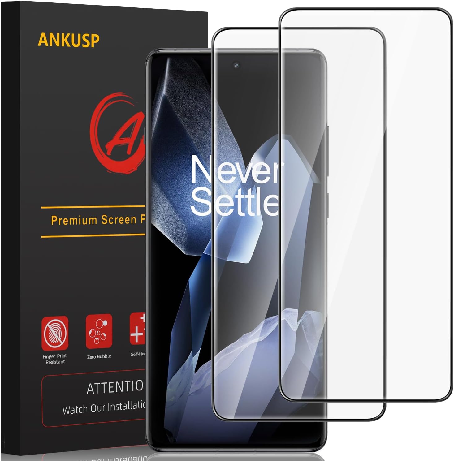 [2 Pack] Screen Protector for OnePlus 13, 9H Hardness, HD Clear, Anti-Scratch, Bubble-Free Tempered Glass Screen Protector for OnePlus 13 5G [NOT FOR OnePlus 13R]