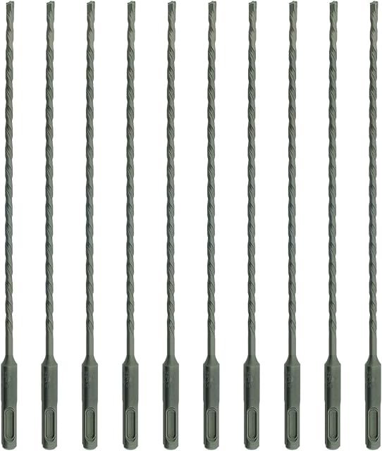 10 x SabreCut SDSA55_10 5.5mm x 160mm PGM Approved SDS Plus Drill Bits For Stone Concrete Brick