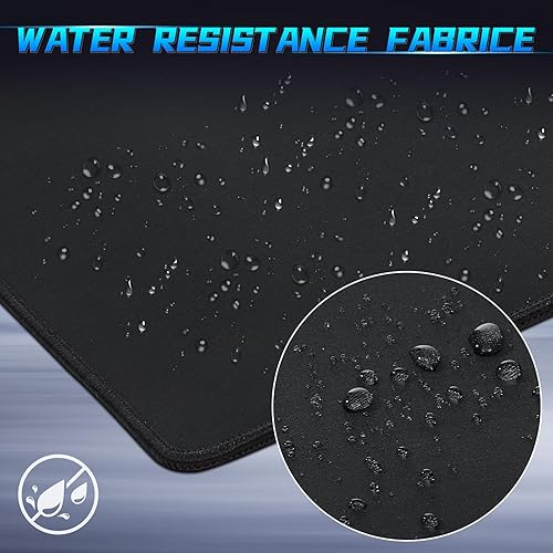 Miniatura 4 de OCPC Mouse Pad for Gaming - Cordura Fabric Large Desk Mousepad 17.72 x 15.75 x 0.12 in - Natural Rubber Base Non-Slip Desk Mat & Office Desk Mat