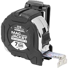 Komelon KMC-31CML Convex Mug Jacket Chrome 25 25.6 ft 7.5 m with Belt Holder