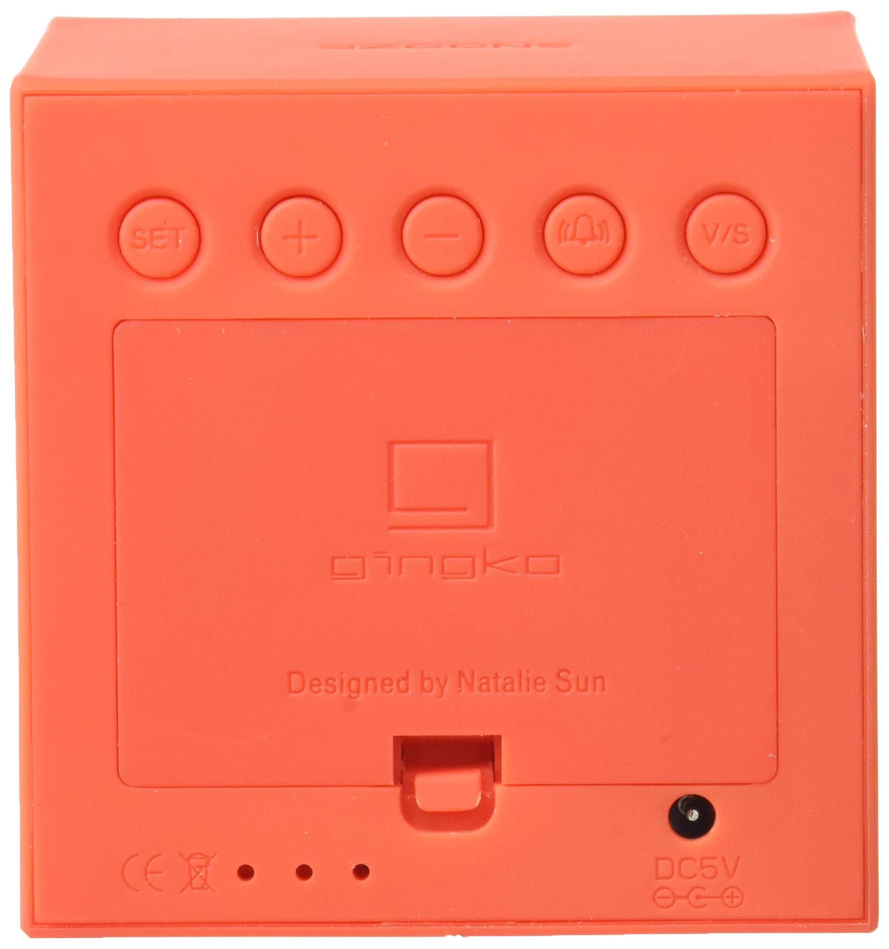 Amazon.com: Gingko GK18RD Gravity Cube Click Clock, Red : Home