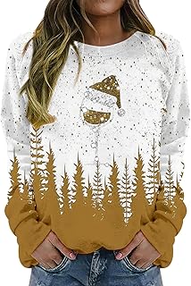Moletom com zíper leve feminino gola redonda manga longa cervo feliz natal estampado moletom com capuz gola redonda camisa de manga curta