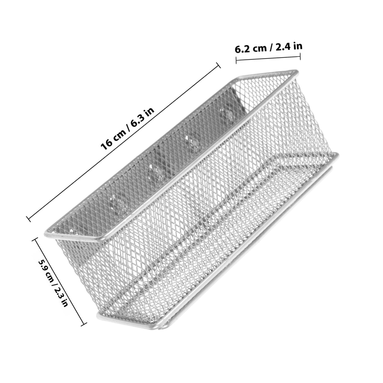 Operitacx Portapenne Organizer Multifunzionale in Metallo Magnetico Cestino a Rete Traspirante Grande Capacità Semplice e Elegante per Lavagne Bianche e Armadietti