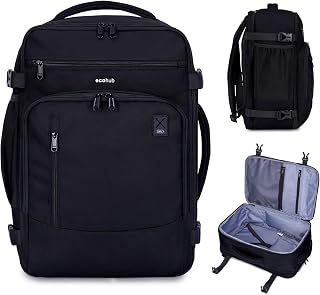ECOHUB 25L Airline Approved Travel Backpack with Laptop Compartment and Under Seat Design