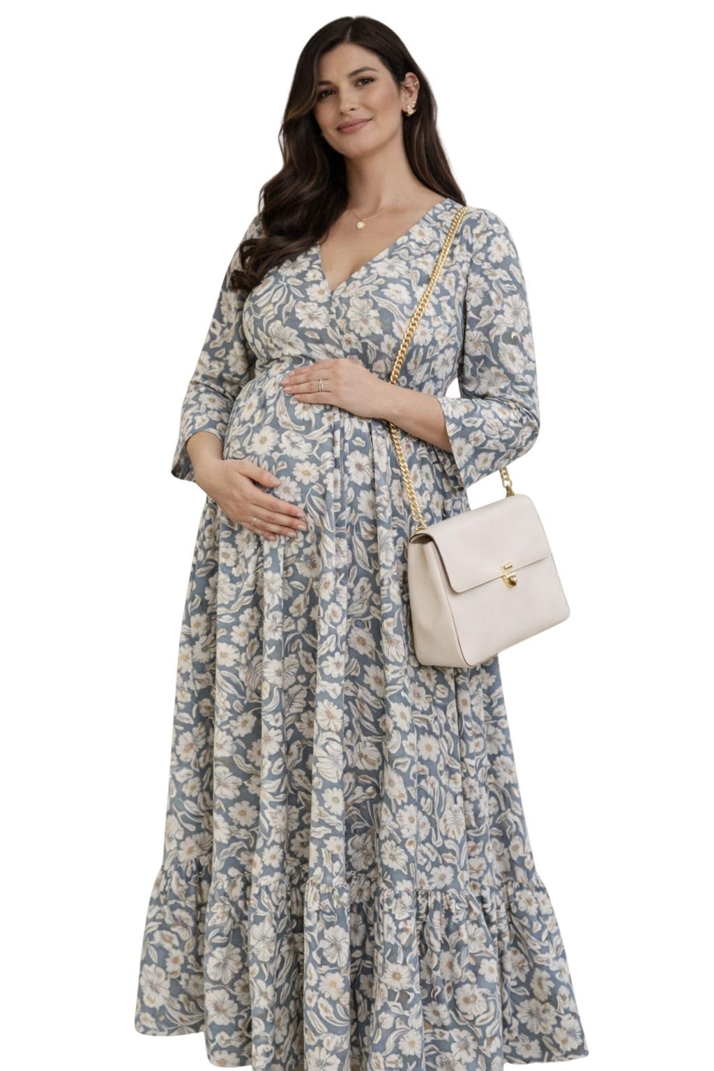 Women Maternity Pregnancy Dress-picture-17