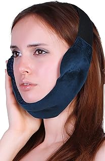 Dental Pain Relief Pack for Facial Pain and TMJ Relief | Includes 8 Inch Elastic Extender Strap for Extra Length Where Needed | Dual Use Ice Pack for Cold Therapy + Soft Plush Warm Compress for Heat