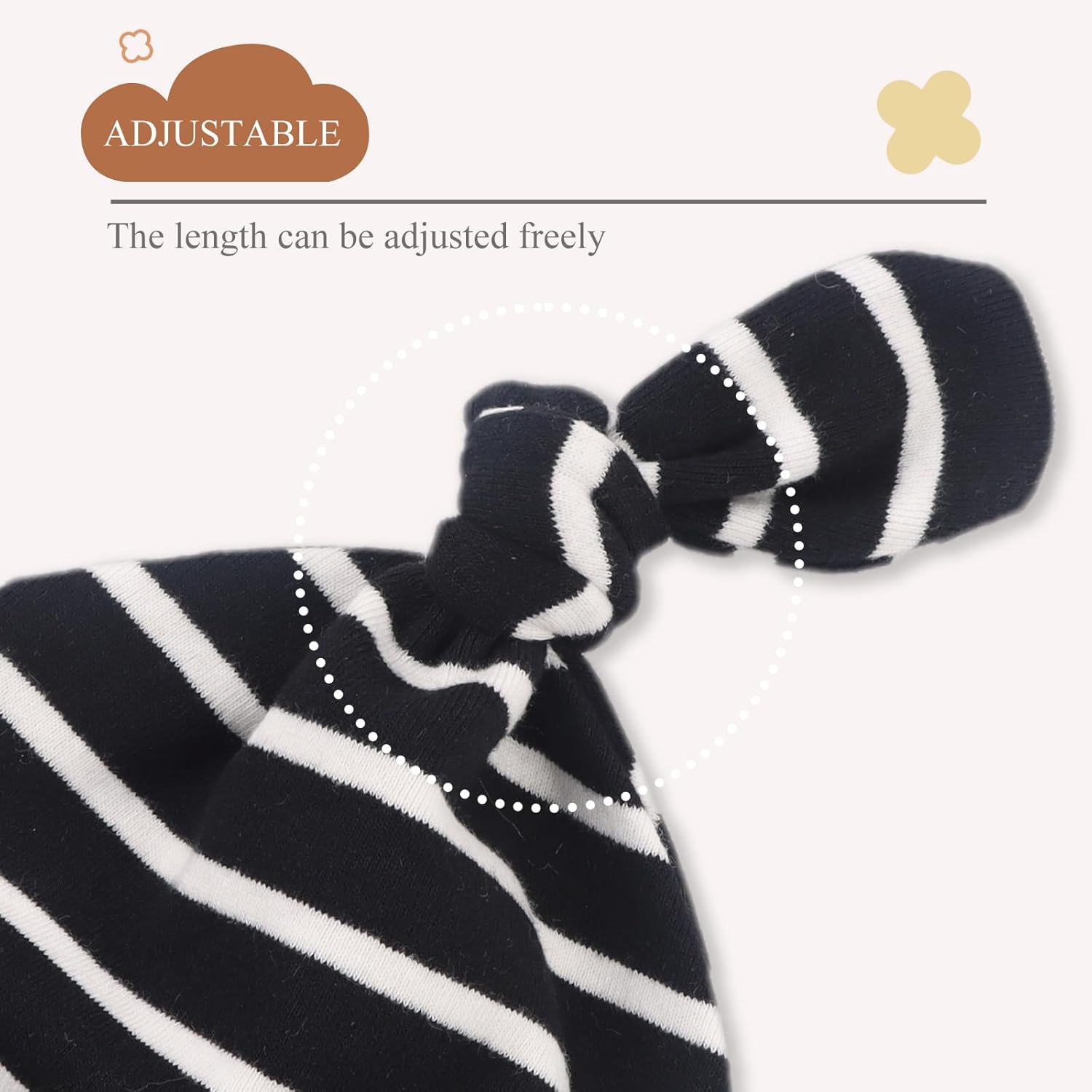 Miniatura 3 de Newborn Hats for Boys Cotton Newborn Beanies Autumn Winter Infant Baby Girls Hat 0-12 Months