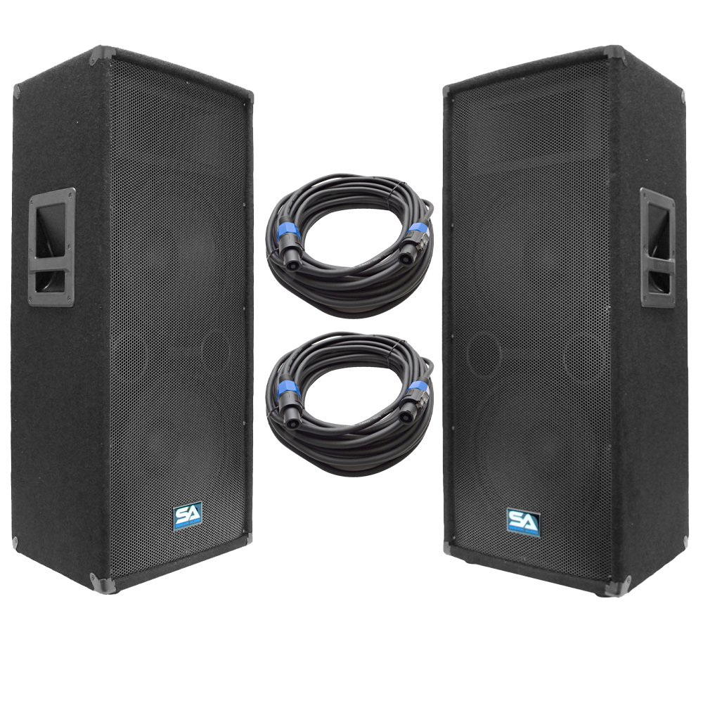 Dual 12 inch pa speakers Clearance