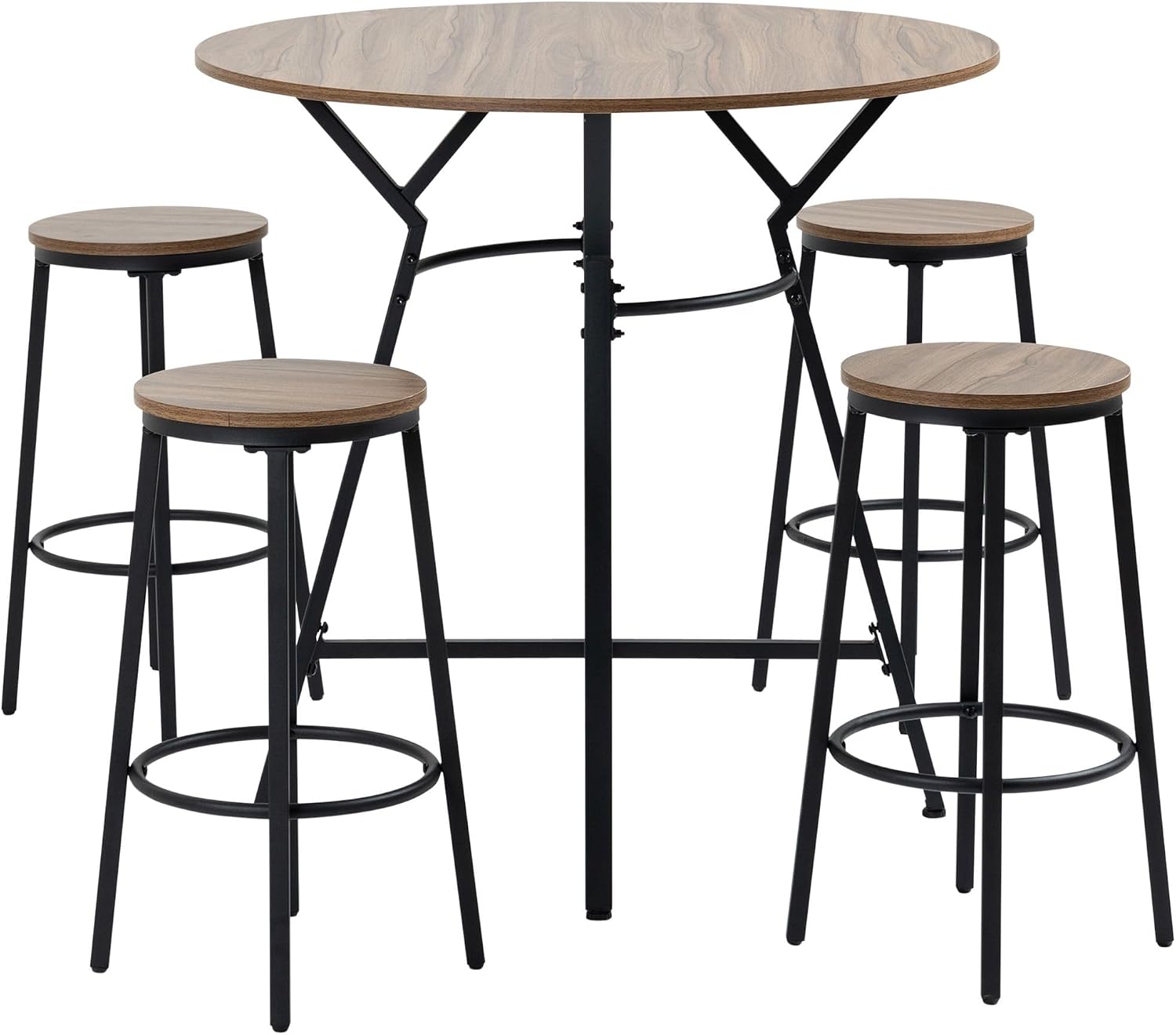 5-Piece Bar Table and Stool Set