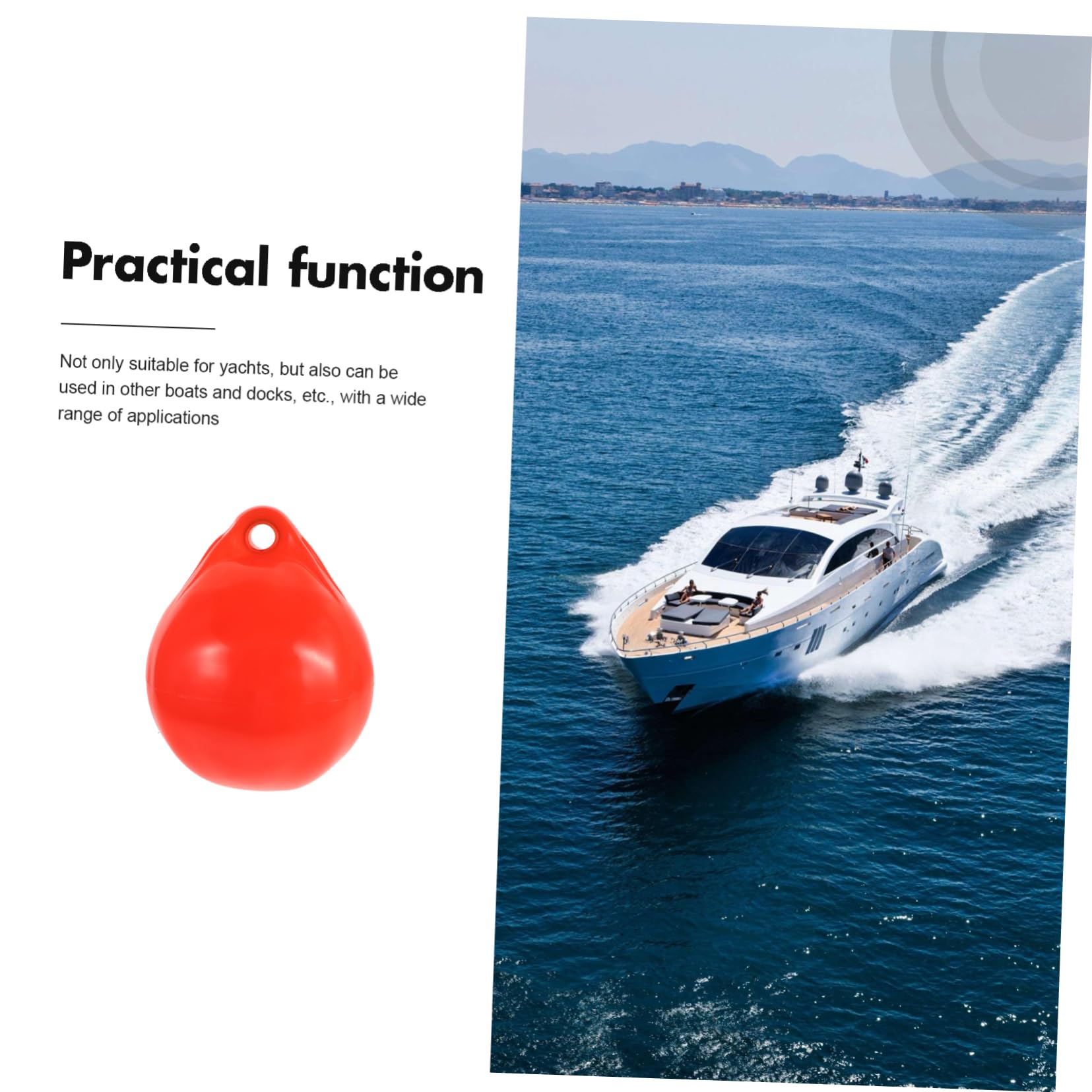 BESPORTBLE Boots-stoßfängerpolster – Aufblasbarer Docking-Schutz – Yacht Kajak – PVC-Material – Fleckenfrei &